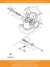 YAMAHA Chain, 9456X-00134 OEM