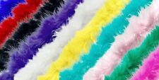 Marabou Feather Trim Soft Fluffy Fur Craft 40mm by the Metre Plain Colours