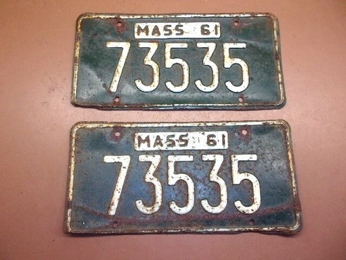 Vintage 1961 massachusetts - 2,