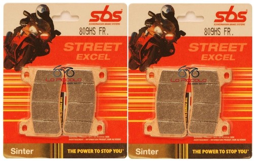 Front brake pads sbs - front, 809