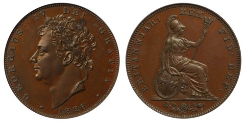 George 1826 proof farthing - iv,