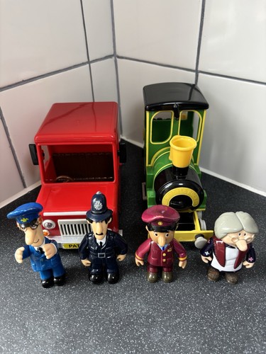 Vintage postman pat toy set - vintage,