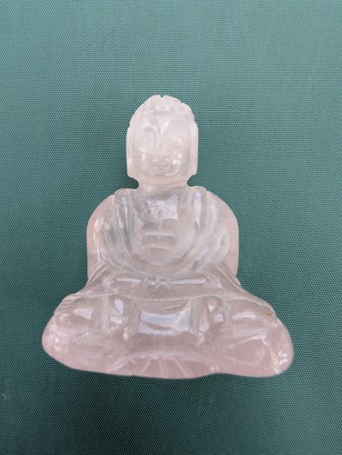 Rose quartz buddha - rose,