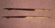 TWO HANDCRAFTED PORCUPINE