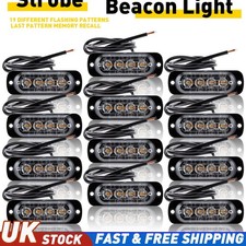 12x 4LED Amber Recovery Strobe