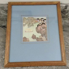 EDMUND DULAC VINTAGE MOUNTED  PROFFESIONALLY FRAMED BOOK PLATE 