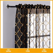 Elegant Moroccan Tile Black