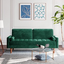 2 Seater Teddy Velvet Sofa