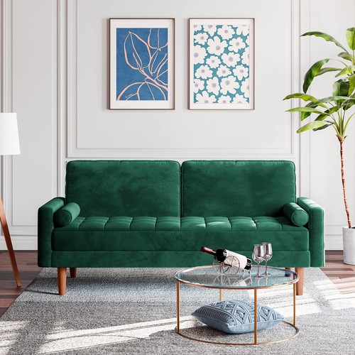 Seater teddy velvet sofa - seater,