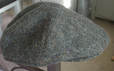 M&S TWEED WOOL CAP  YORKSHIRE TWEED BY MOON Med  7/7 1/8