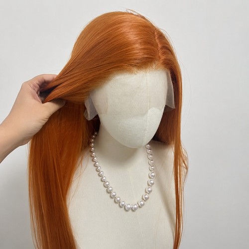 Ginger orange 13x4 lace - orange,
