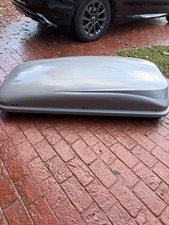 Roof Box. Possibly A Halfords Model with One Key. Used Condition. See Photos
