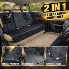 Rear Back Seat Cover Pet Dog