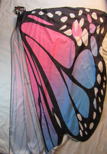 Dress-up - Large Butterfly Wings on Headband - Wing Size 55x35 Inches