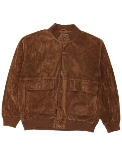 Vintage mens velour - vintage, bomber