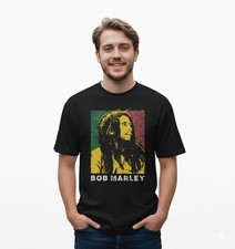 Bob Marley Reggae Rasta T-Shirt One Love Jamaica Unisex Music Tee Top