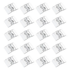 20 Pcs Clear Plastic Hinges