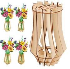 1 x Wooden Flower Vase Flower