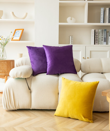 Set velvet cushion - 2, covers