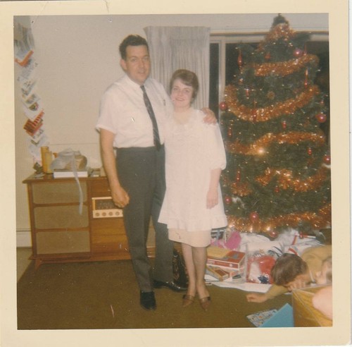 Vintage photo 1965 christmas - photo,