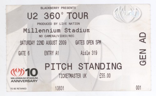 09 cardiff wales - u2, 8/22/09