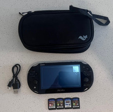 Sony Playstation PS Vita Slim LCD PCH-2016 Bundle + 4 Games + 8GB Card