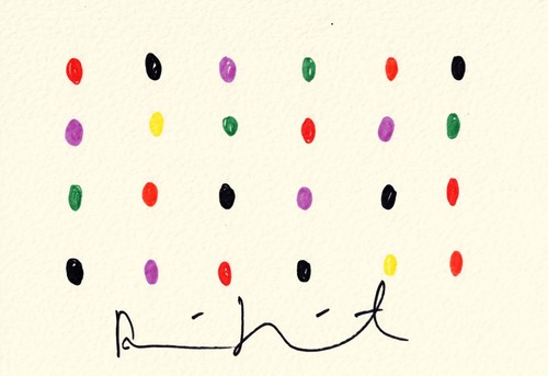 Damien hirst currency dot - currency, dot's