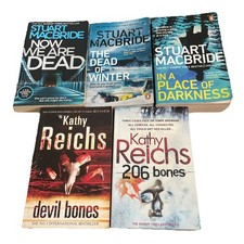 Crime Thriller Books Bundle X 5 Paperbacks Suspense Fiction Mixed Authors C10