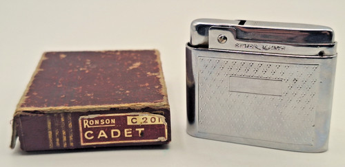 Vintage ronson silver - vintage, "silver