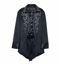 Black Velvet Pirate Coat