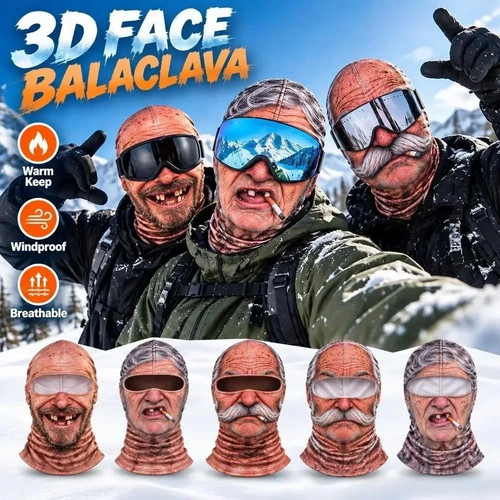 Funny face ski mask - funny,
