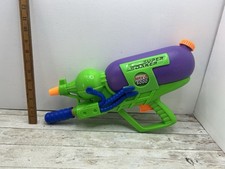 Vintage Super Soaker Super MAX D 5000 Water Gun 2002 larimi Green And Purple