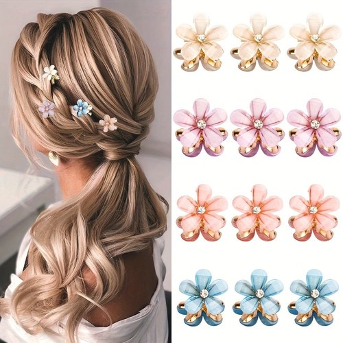 New 6pcs pearl - pearl, hair
