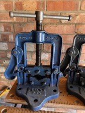 Record pipe vices - record, (pair)