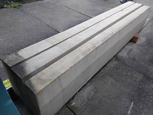 Window sills legdes cast - window, x3,