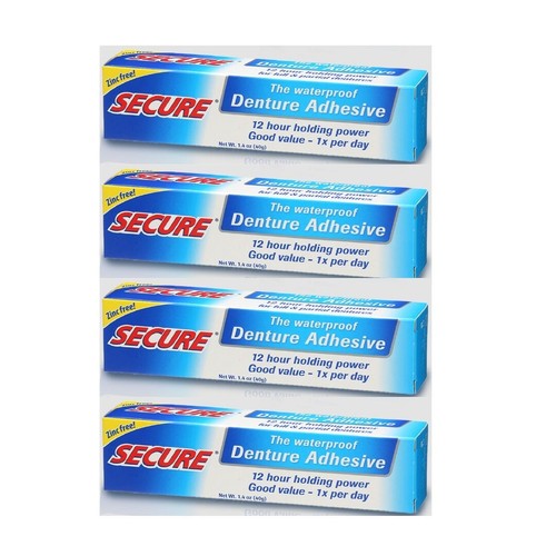 Secure denture bonding - secure,