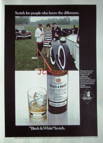 Black white scotch whisky - black,