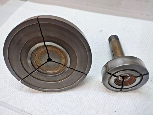 Pair used step chuck - step,