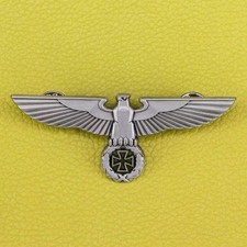 WWII German Army Eagle Medal WW2 Germany Iron Cross Badge Military Cap Hat Pins