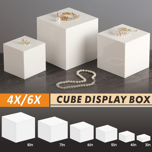 6pcs acrylic cube display box - display,