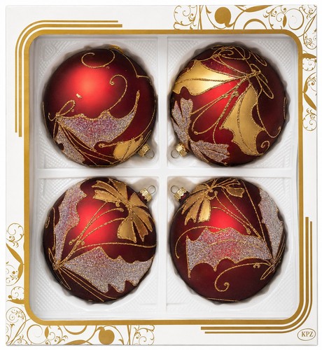 Xmas decorations glass big - decorations,