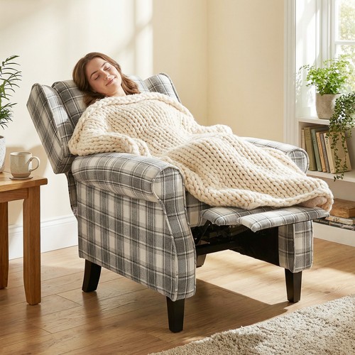 Recliner armchair push back - armchair,