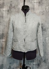 H&M Pale Blue Brocade Silk