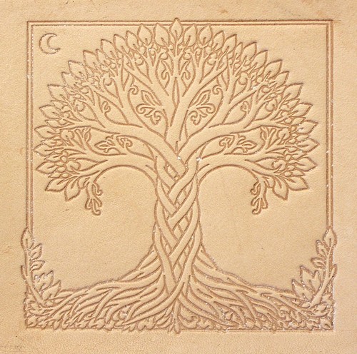 Acrylic leather embossing - leather,