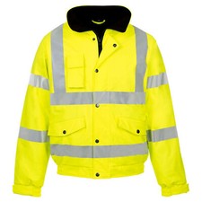 Hi Viz Safety Bomber Jacket