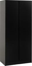 MALVERN 2 DOOR WARDROBE BLACK