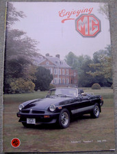 Enjoying MG (July 1991) MGB GT