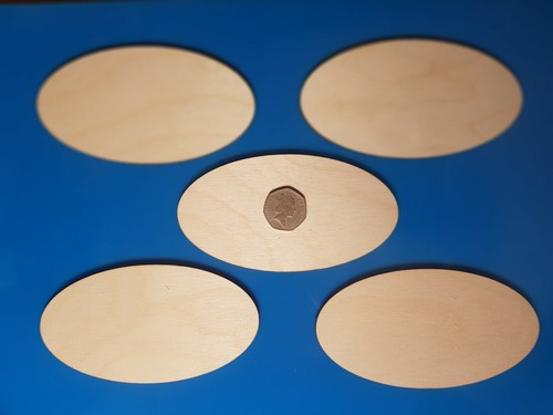 Birch plywood oval 7 - plywood, 14