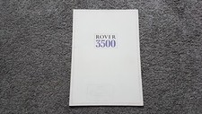 ROVER P6 3500 SALES BROCHURE
