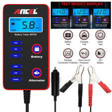 ANCEL BST60 12V Car Battery Tester Alternator Charging Charge Voltage Analyzer